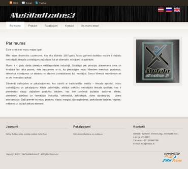 Metāladizains 3, SIA